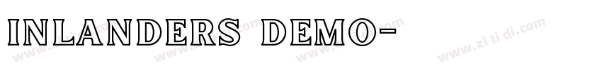 inlanders demo字体转换